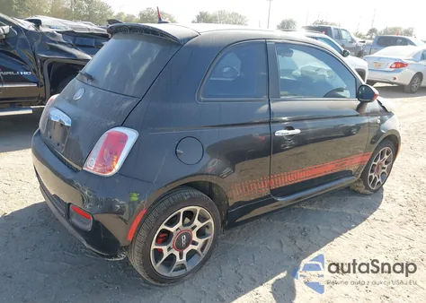 2012 Fiat 500 Sport from USA, damaged, VIN 3C3CFFBR0CT361041